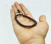 قیمت وخرید دستبند سنگ گارنت سرخ (یاقوت سیلان)/ سایز ۶ میل/ سنگ دی ماه/ سنگ طبیعی و درجه یک
