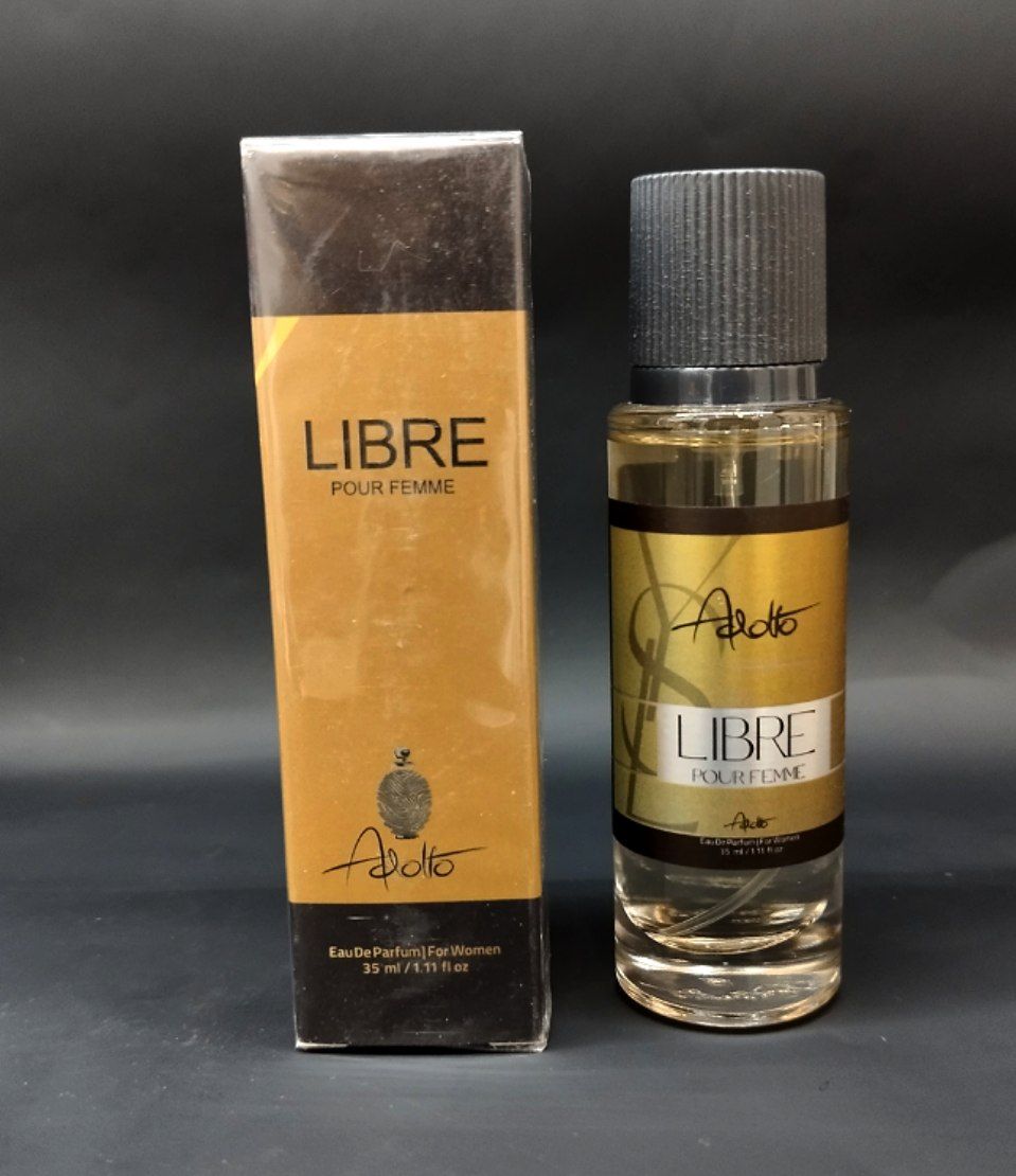 عطرجیبی زنانه مدل لیبر (Libre)حجم 35 میلی لیتر آدولفو