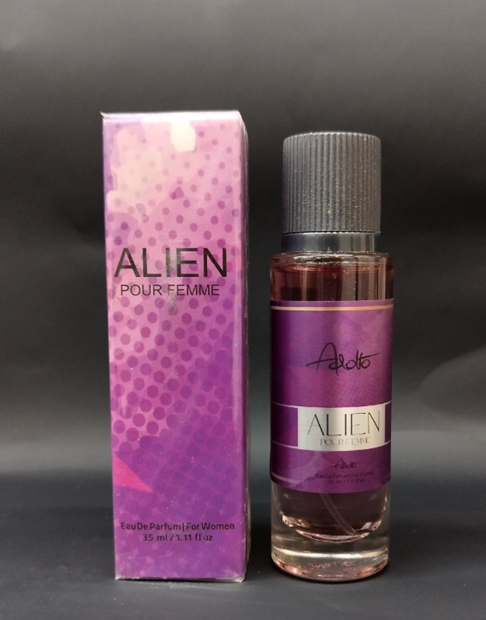 عطرجیبی زنانه مدل آلین (alien) حجم 35 میلی لیتر آدولفو