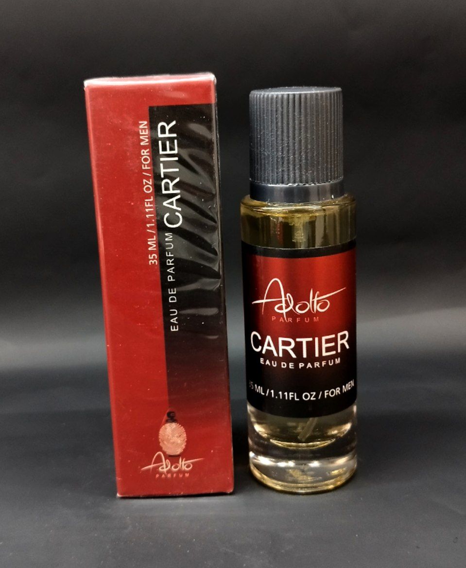 عطرجیبی مردانه مدل کارتیر پاشا (Cartier pasha) حجم 35 میلی لیتر آدولفو
